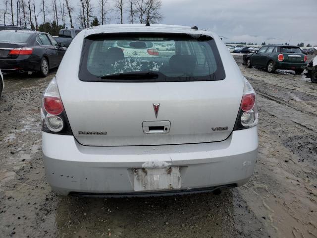 5Y2SP67869Z470156 - 2009 PONTIAC VIBE SILVER photo 6