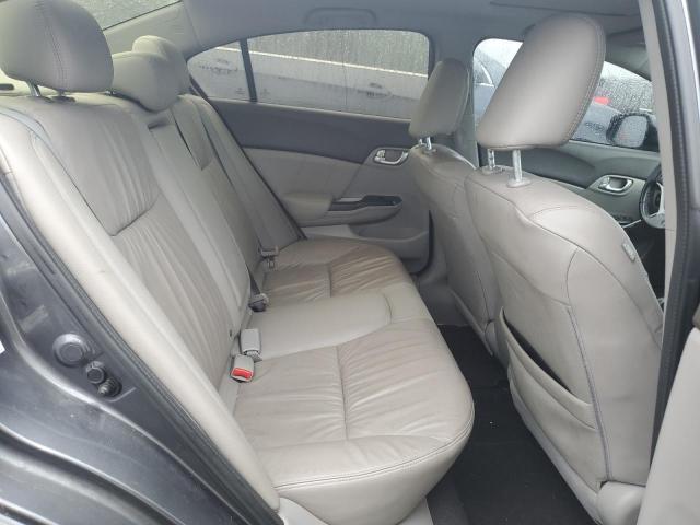 19XFB2F9XCE053855 - 2012 HONDA CIVIC EXL ნაცრისფერი ფოტო 10