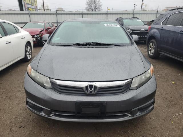19XFB2F9XCE053855 - 2012 HONDA CIVIC EXL ნაცრისფერი ფოტო 5