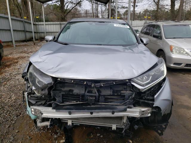 5J6RW1H86JA004808 - 2018 HONDA CRV EXL SILVER photo 5