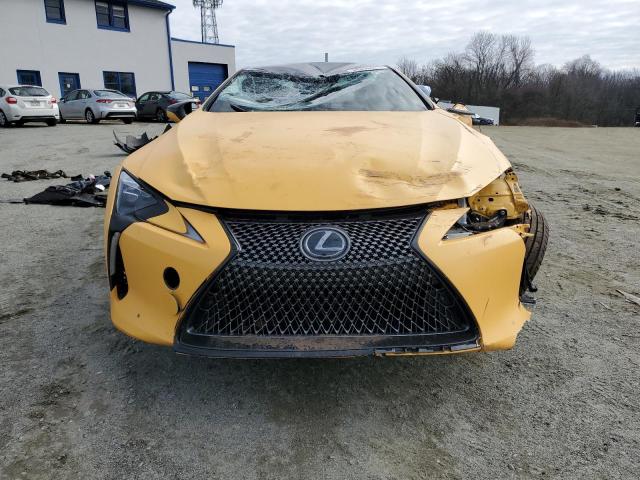 JTHHP5AY2KA007009 - 2019 LEXUS LC 500 YELLOW photo 5