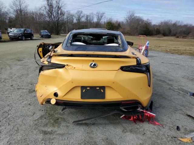 JTHHP5AY2KA007009 - 2019 LEXUS LC 500 YELLOW photo 6