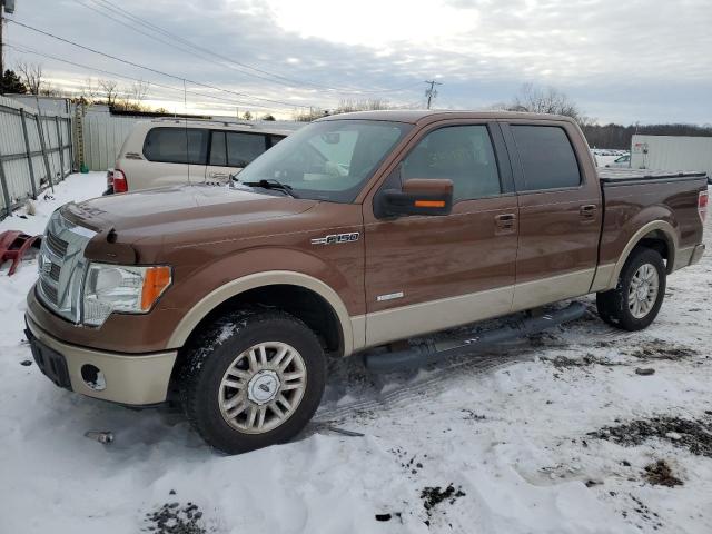 1FTFW1CT6BFB89340 - 2011 FORD F150 SUPERCREW BROWN photo 1
