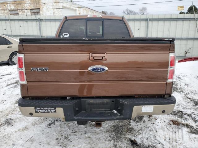 1FTFW1CT6BFB89340 - 2011 FORD F150 SUPERCREW BROWN photo 6