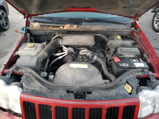 1J4PR4GK2AC143738 - 2010 JEEP GRAND CHER LAREDO RED photo 11