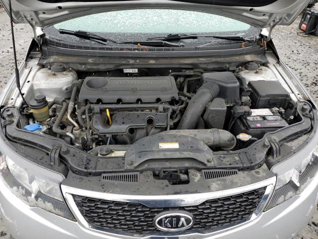 KNAFU4A2XB5373653 - 2011 KIA FORTE EX SILVER photo 11