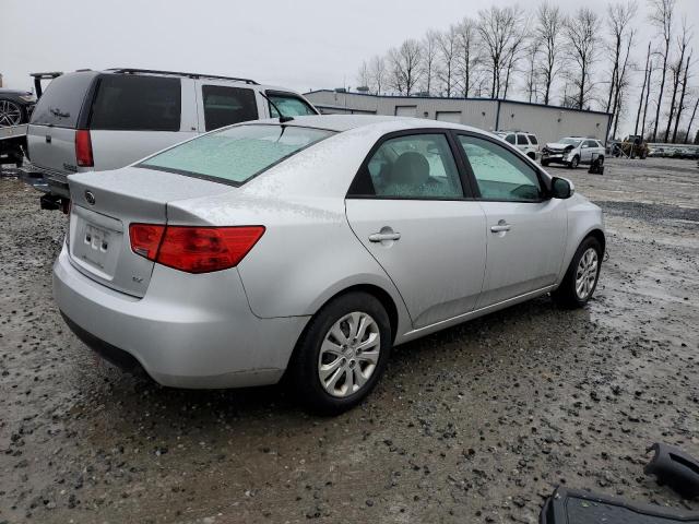 KNAFU4A2XB5373653 - 2011 KIA FORTE EX SILVER photo 3