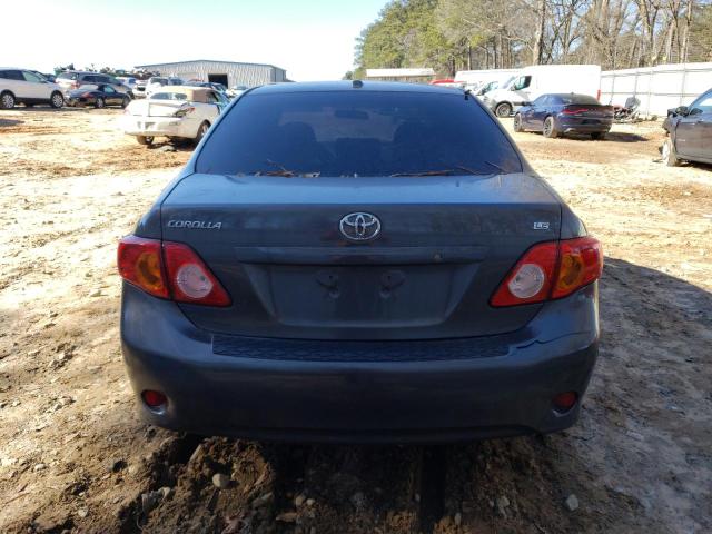 1NXBU4EE2AZ383163 - 2010 TOYOTA COROLLA BASE GRAY photo 6