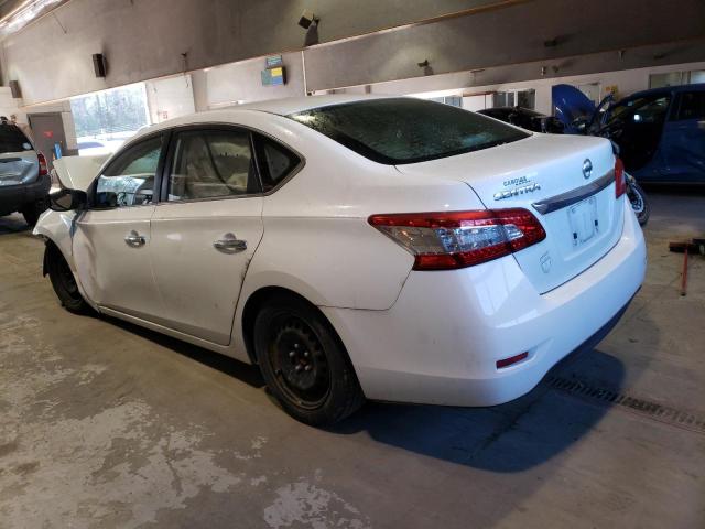 3N1AB7AP3FY295504 - 2015 NISSAN SENTRA S WHITE photo 2