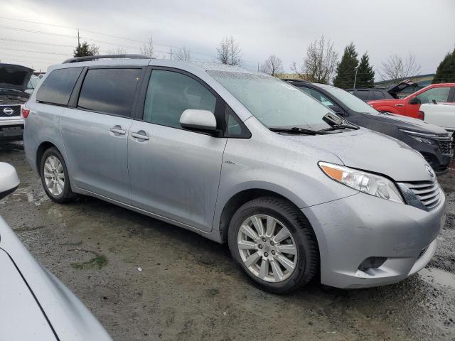 5TDJZ3DC6HS158917 - 2017 TOYOTA SIENNA LE SILVER photo 4