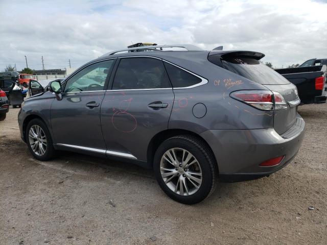 2T2ZK1BA5EC137568 - 2014 LEXUS RX 350 GRAY photo 2