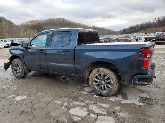 1GCUYEED2MZ451189 - 2021 CHEVROLET SILVERADO K1500 RST BLUE photo 2