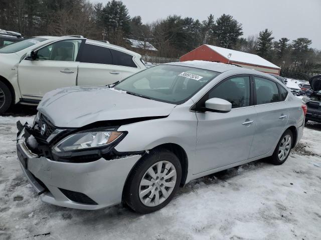 3N1AB7AP7GY304402 - 2016 NISSAN SENTRA S SILVER photo 1