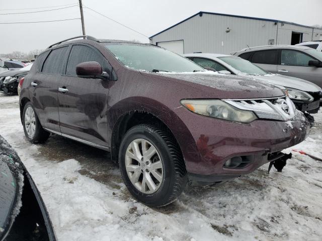 JN8AZ1MW8EW519840 - 2014 NISSAN MURANO S BURGUNDY photo 4