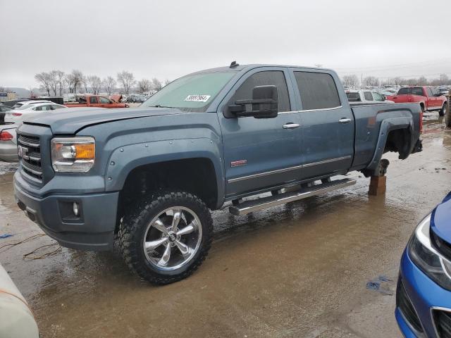 3GTU2VEC1EG328719 - 2014 GMC SIERRA K1500 SLT BLUE photo 1