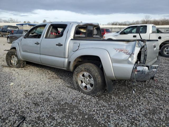 5TEJU62N55Z004251 - 2005 TOYOTA TACOMA DOUBLE CAB PRERUNNER SILVER photo 2