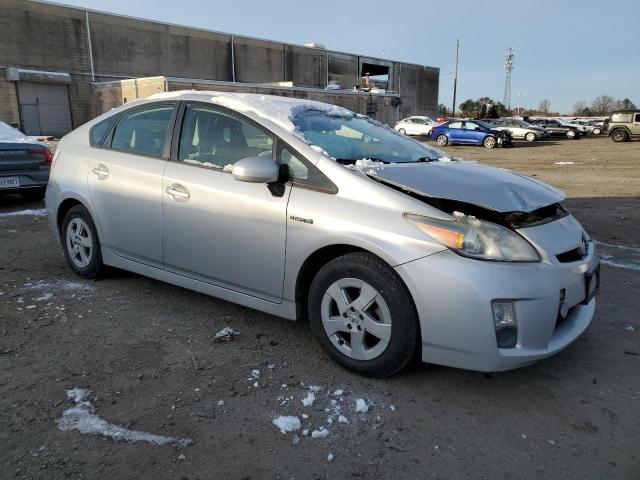 JTDKN3DU7A5197116 - 2010 TOYOTA PRIUS SILVER photo 4