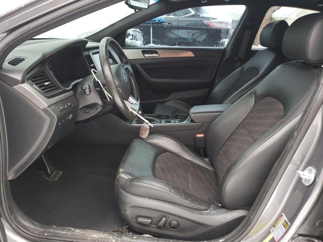 5NPE34AF6KH756090 - 2019 HYUNDAI SONATA LIMITED GRAY photo 7