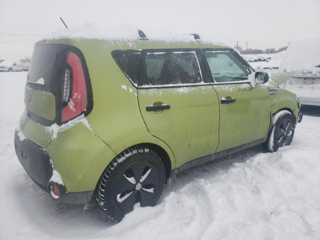 KNDJN2A22G7831874 - 2016 KIA SOUL GREEN photo 3