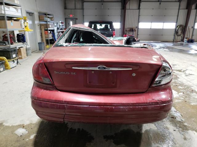 1FAFP53U23G230089 - 2003 FORD TAURUS SE MAROON photo 6