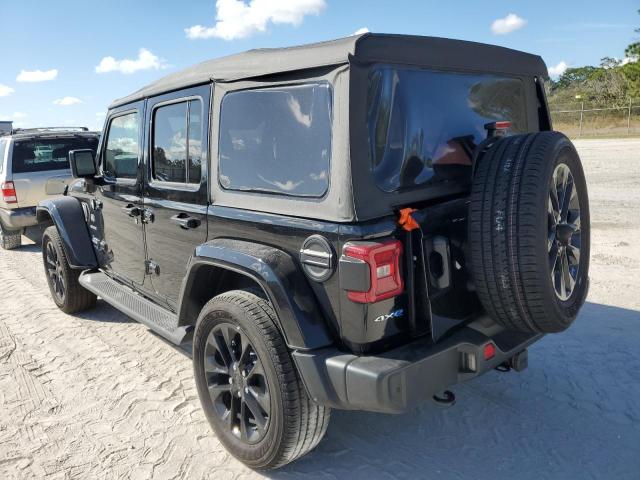 1C4JJXP69MW800206 - 2021 JEEP WRANGLER U SAHARA 4XE BLACK photo 2