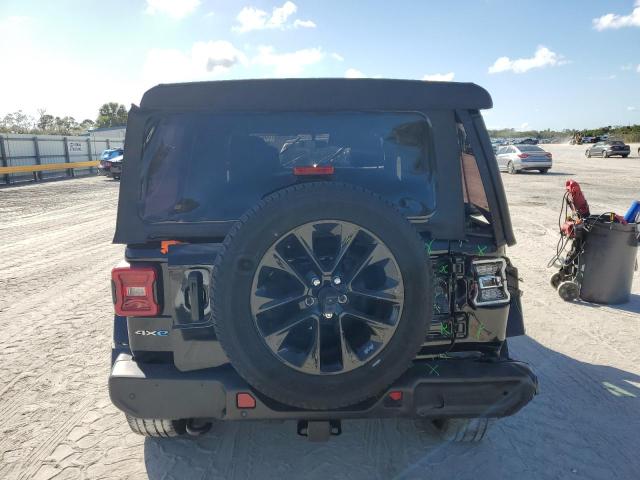 1C4JJXP69MW800206 - 2021 JEEP WRANGLER U SAHARA 4XE BLACK photo 6