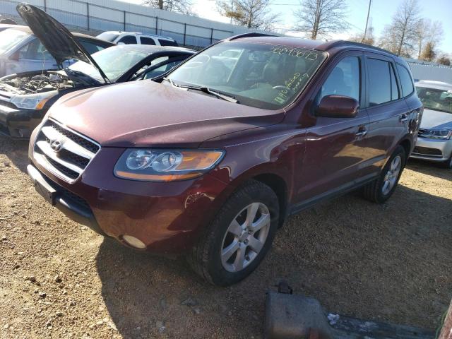 5NMSH13E68H147773 - 2008 HYUNDAI SANTA FE SE BURGUNDY photo 1