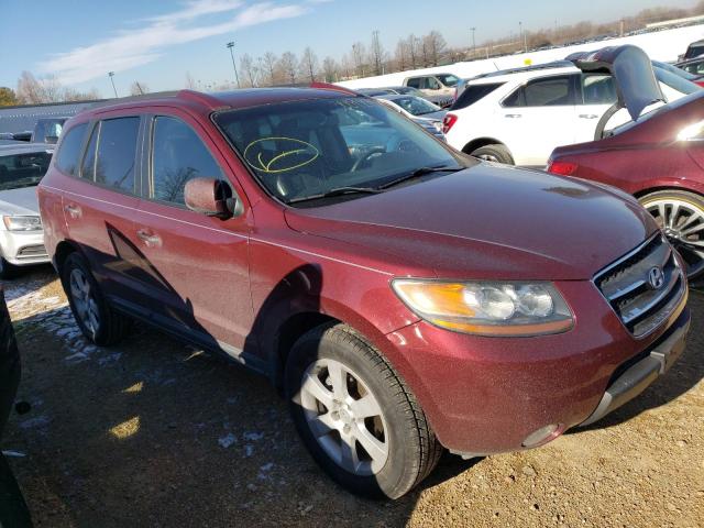 5NMSH13E68H147773 - 2008 HYUNDAI SANTA FE SE BURGUNDY photo 4