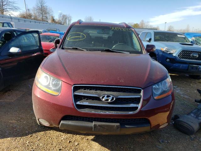 5NMSH13E68H147773 - 2008 HYUNDAI SANTA FE SE BURGUNDY photo 5