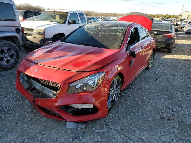 WDDSJ4GBXJN599990 - 2018 MERCEDES-BENZ CLA 250 4MATIC RED photo 1