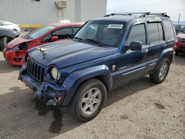 1J4GL58K23W514937 - 2003 JEEP LIBERTY LIMITED BLUE photo 1