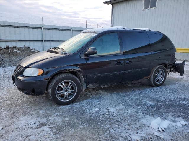 2D4GP44L45R156659 - 2005 DODGE GRAND CARA BLACK photo 1