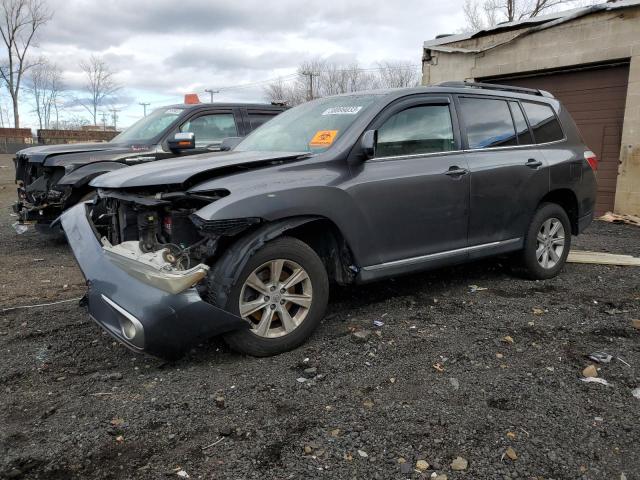 5TDBK3EH1BS092867 - 2011 TOYOTA HIGHLANDER BASE GRAY photo 1