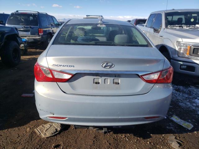 5NPEB4AC2BH148768 - 2011 HYUNDAI SONATA GLS BLUE photo 6