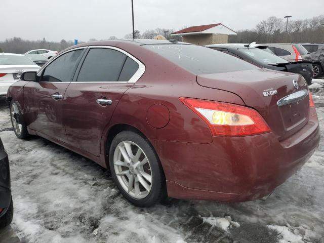 1N4AA51E79C843672 - 2009 NISSAN MAXIMA S MAROON photo 2