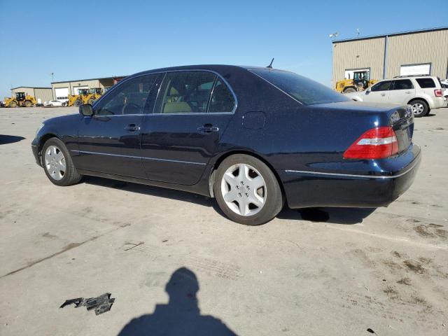 JTHBN36F855007584 - 2005 LEXUS LS 430 BLUE photo 2