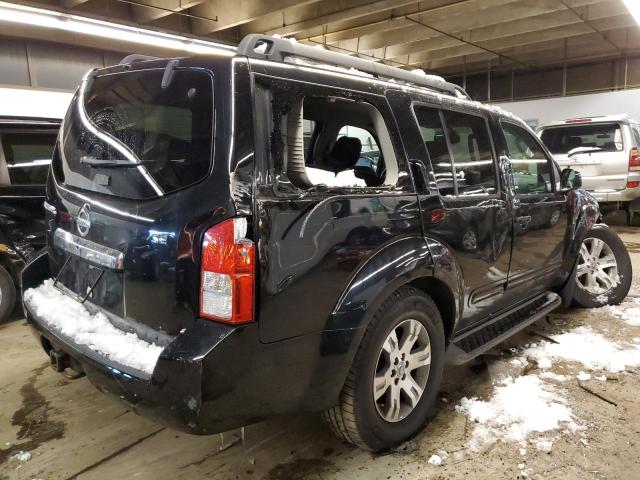 5N1AR1NB8AC621072 - 2010 NISSAN PATHFINDER S BLACK photo 3