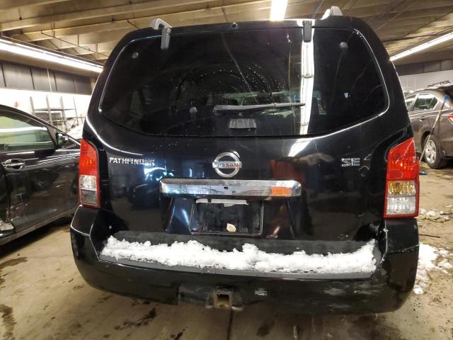 5N1AR1NB8AC621072 - 2010 NISSAN PATHFINDER S BLACK photo 6