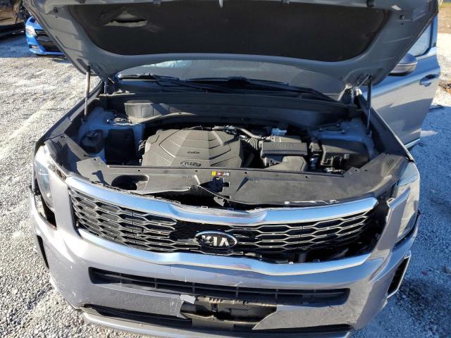 5XYP34HC6LG031991 - 2020 KIA TELLURIDE EX SILVER photo 12