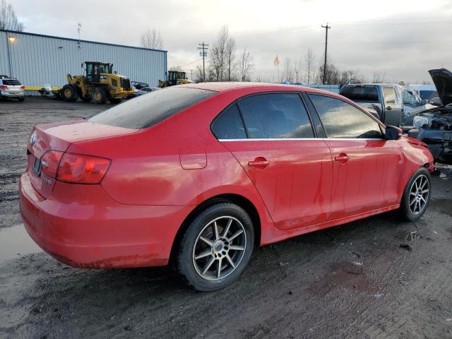 3VWDP7AJ8DM418092 - 2013 VOLKSWAGEN JETTA SE RED photo 3