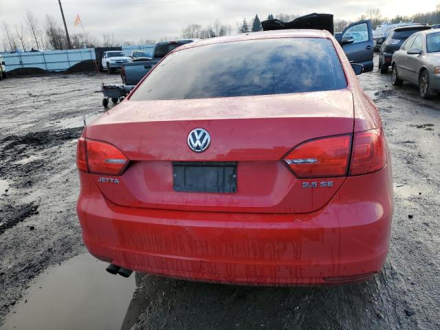 3VWDP7AJ8DM418092 - 2013 VOLKSWAGEN JETTA SE RED photo 6