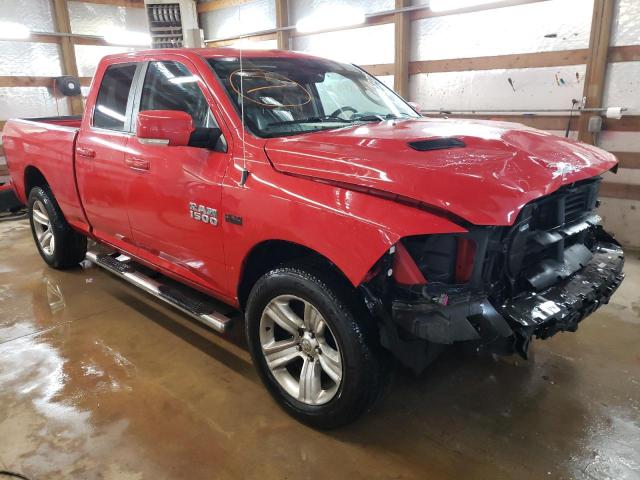 1C6RR7HT6FS619503 - 2015 RAM 1500 SPORT RED photo 4