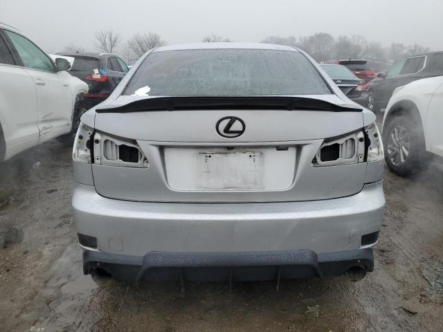 JTHCK262362001537 - 2006 LEXUS IS 250 SILVER photo 6