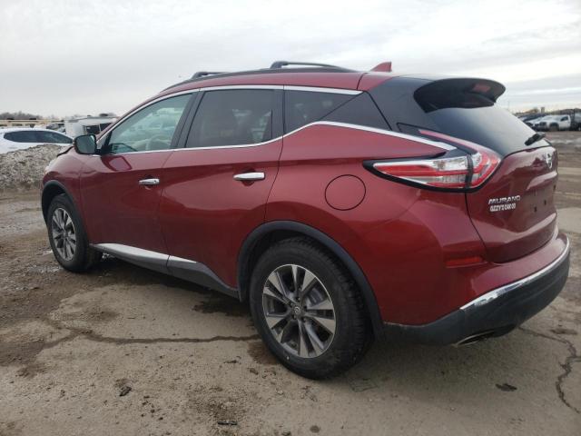 5N1AZ2MG1HN120221 - 2017 NISSAN MURANO S RED photo 2