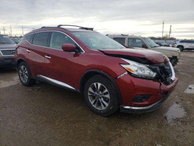 5N1AZ2MG1HN120221 - 2017 NISSAN MURANO S RED photo 4