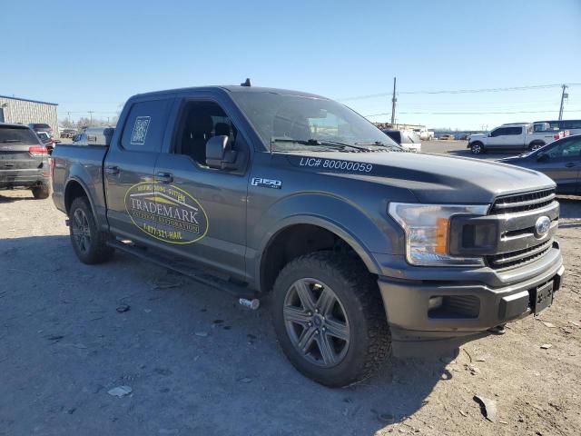 1FTEW1E4XLKD38195 - 2020 FORD F150 SUPERCREW GRAY photo 4