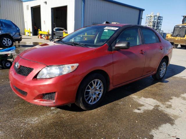 1NXBU4EE0AZ310535 - 2010 TOYOTA COROLLA BASE RED photo 1