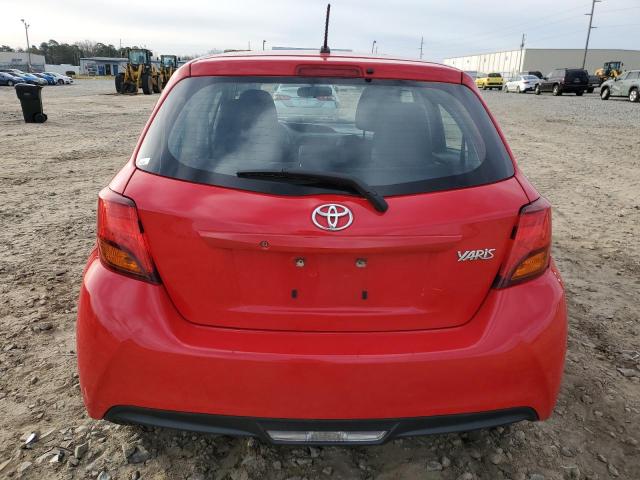 VNKKTUD34FA039079 - 2015 TOYOTA YARIS RED photo 6