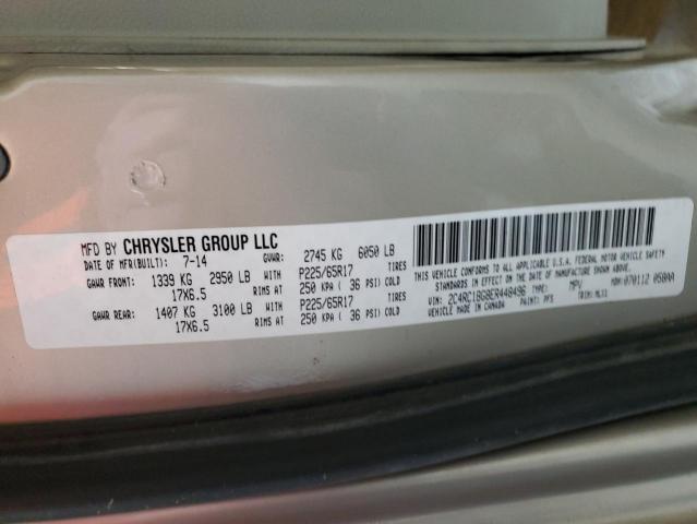 2C4RC1BG8ER448496 - 2014 CHRYSLER TOWN & COU TOURING ოქროსფერი ფოტო 14