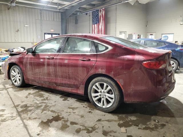 1C3CCCAB5FN689295 - 2015 CHRYSLER 200 LIMITED RED photo 2